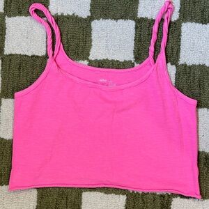Aerie Crop Twist Strap Tank